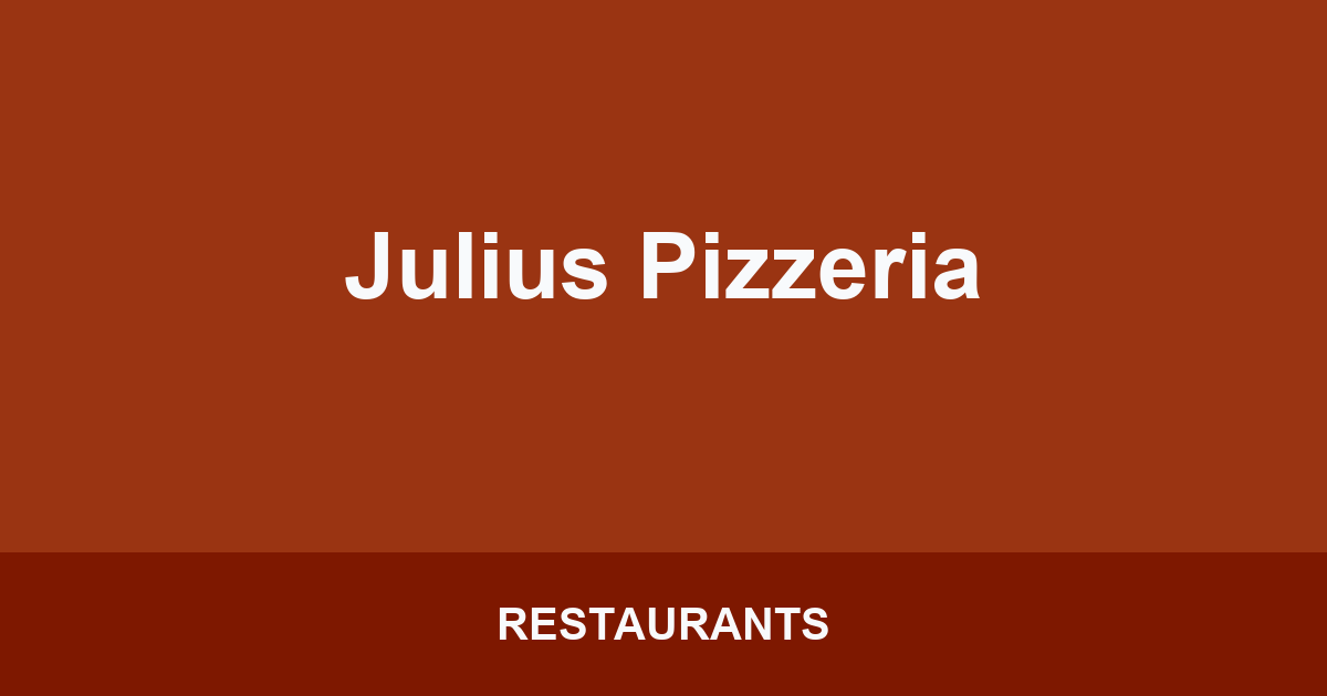 Julius Pizzeria