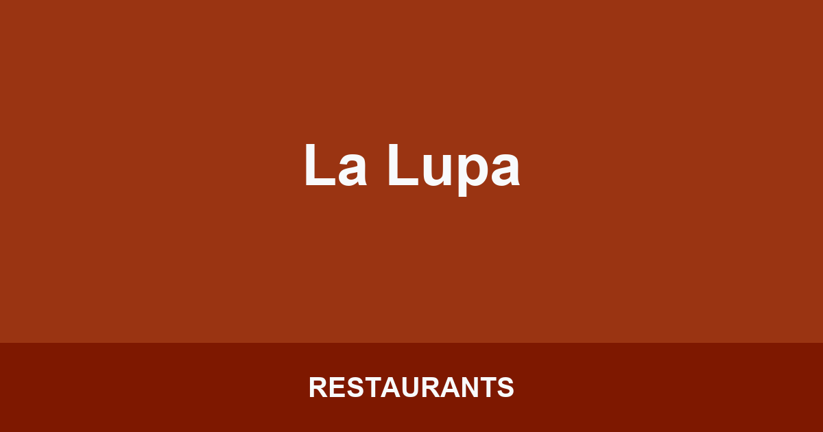 La Lupa