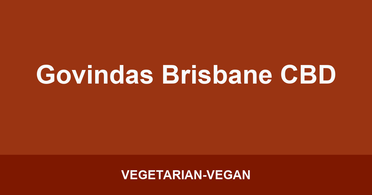 Govindas Brisbane CBD