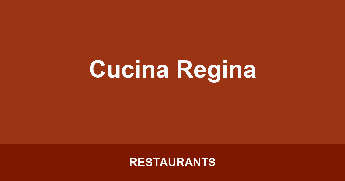 Cucina Regina