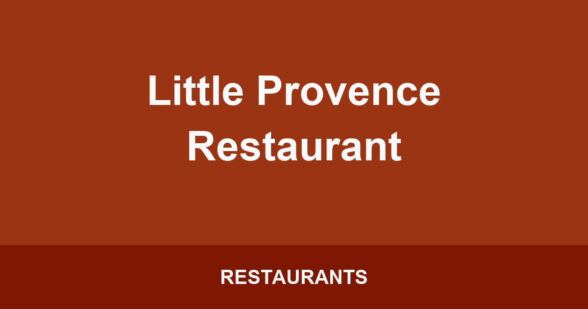Little Provence Restaurant