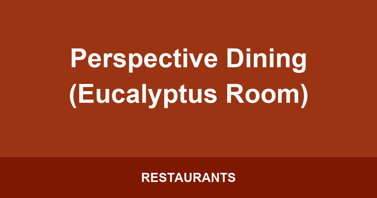 Perspective Dining