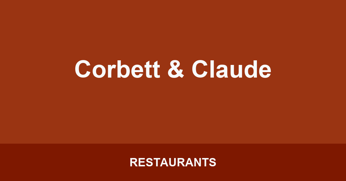 Corbett & Claude