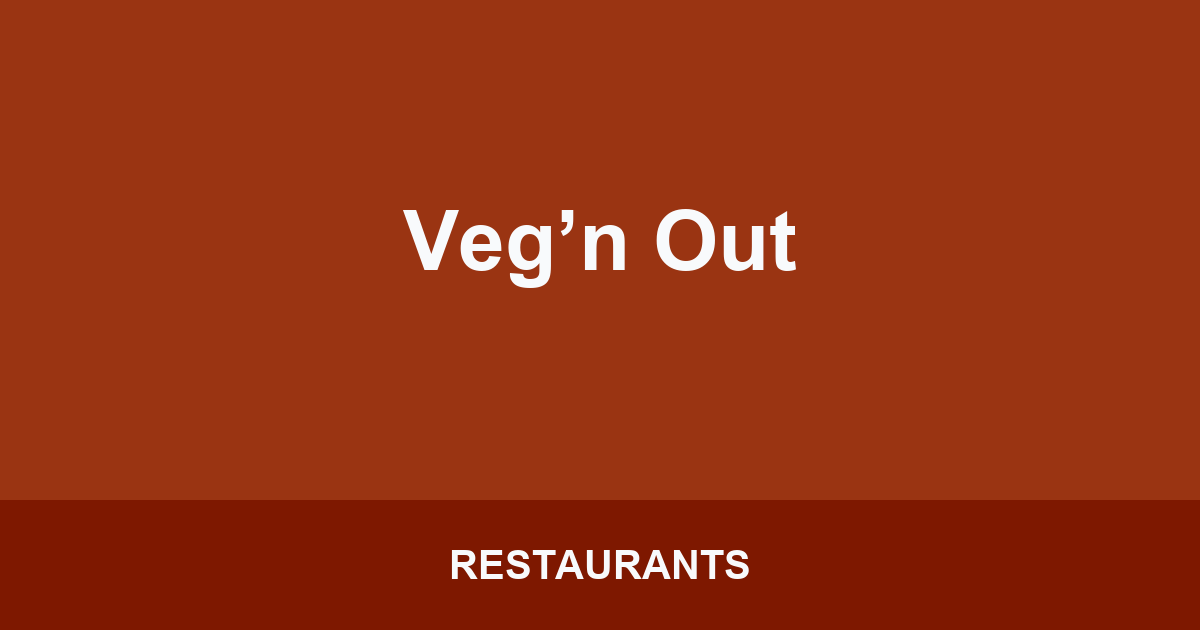 Veg’n Out