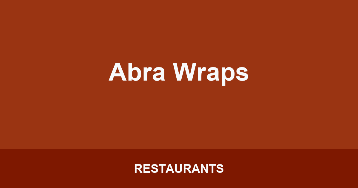 Abra Wraps