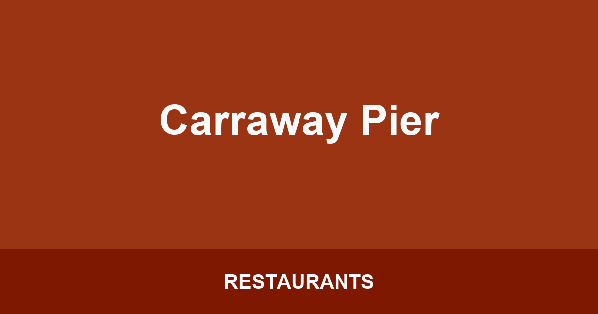Carraway Pier