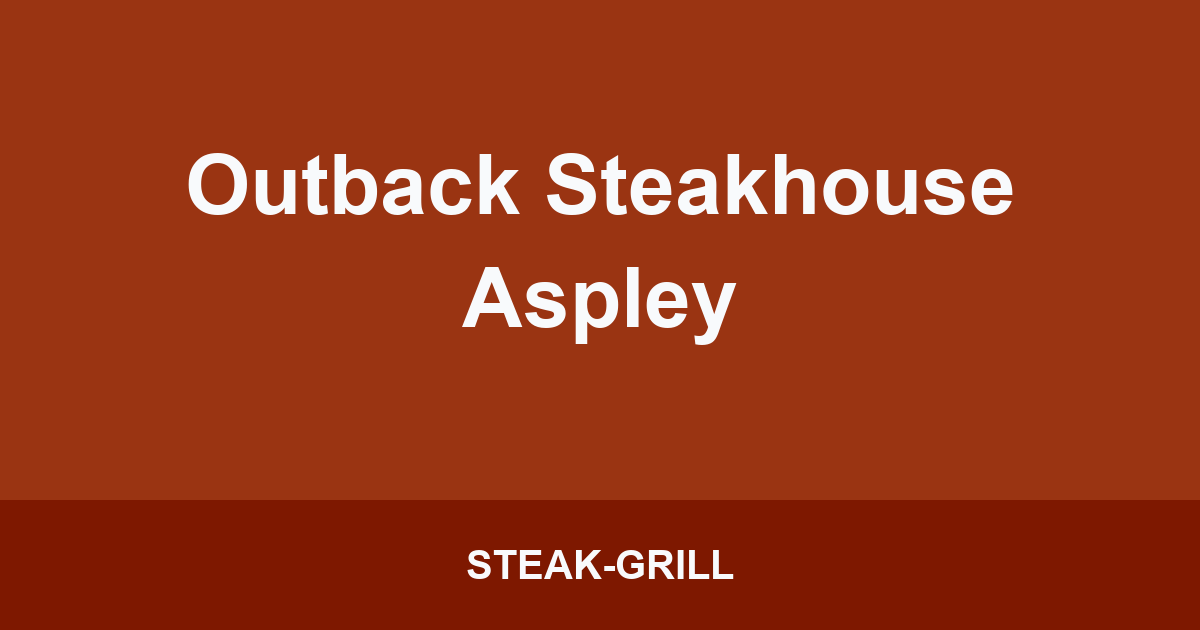 Outback Steakhouse Aspley