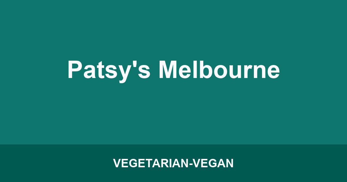 Patsy's Melbourne