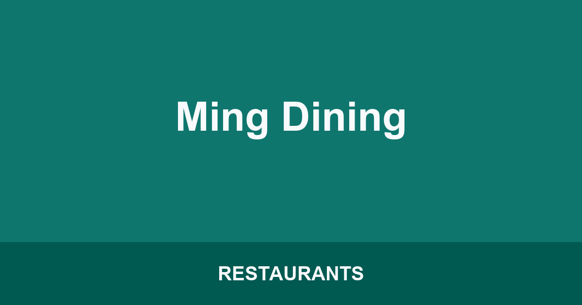 Ming Dining
