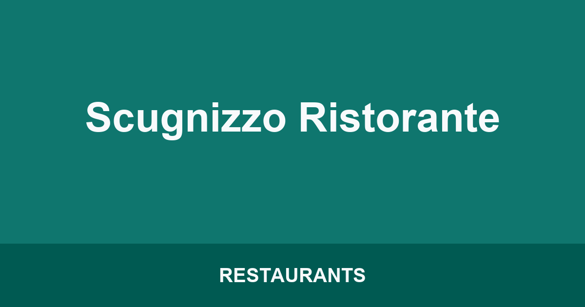 Scugnizzo Ristorante