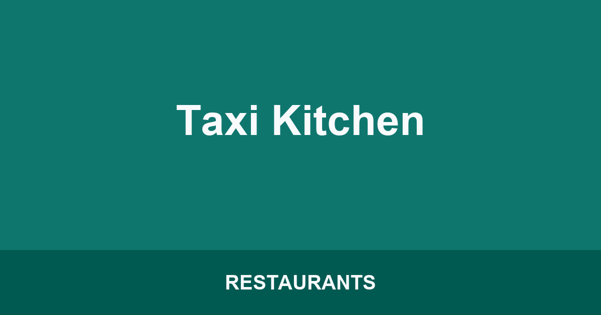 Taxi Kitchen