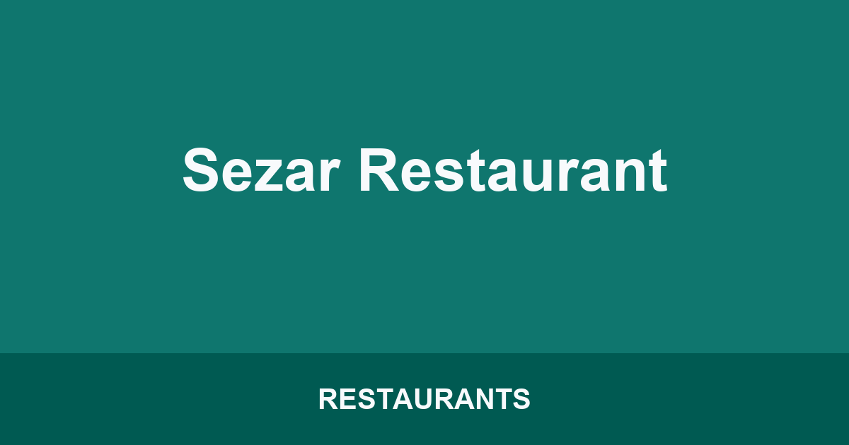 Sezar Restaurant