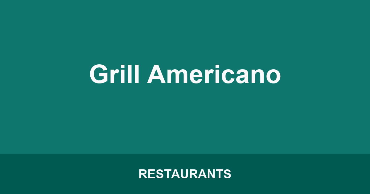 Grill Americano