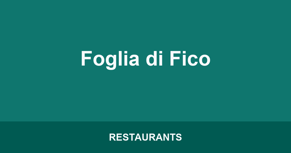Foglia di Fico