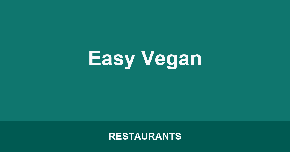 Easy Vegan
