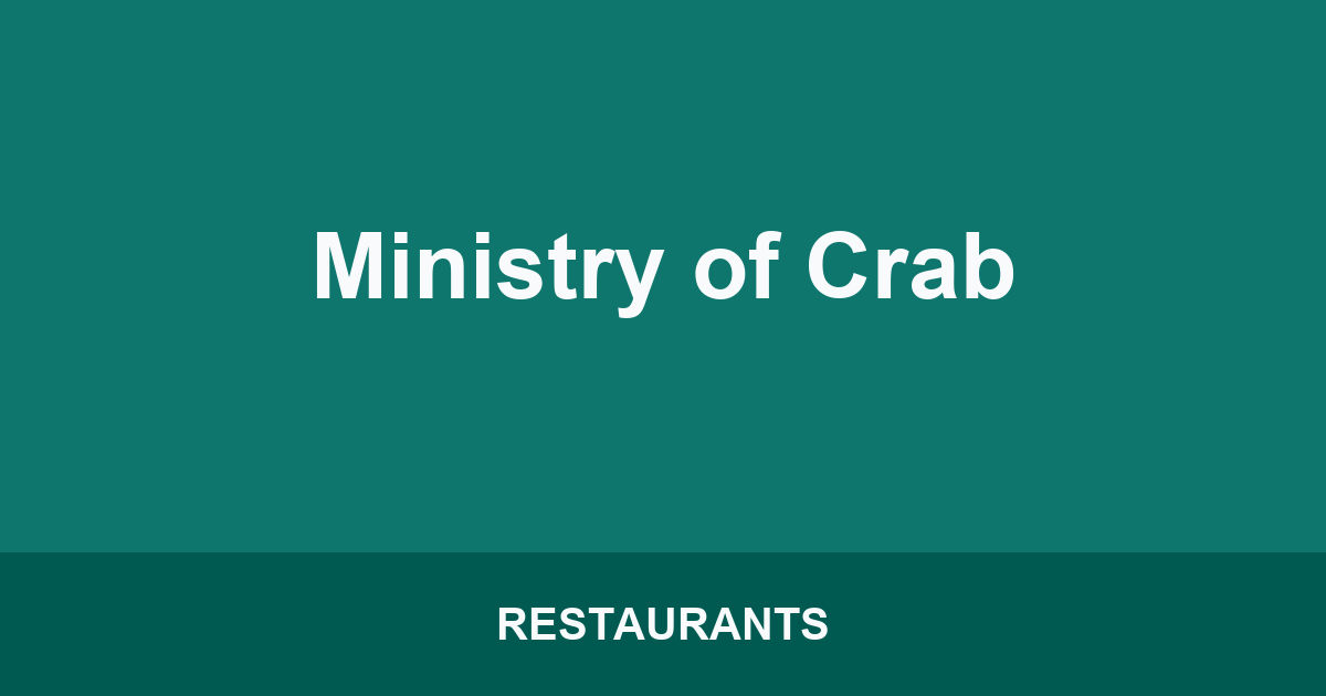 Ministry of Crab