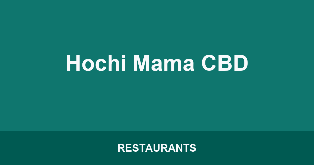 Hochi Mama CBD