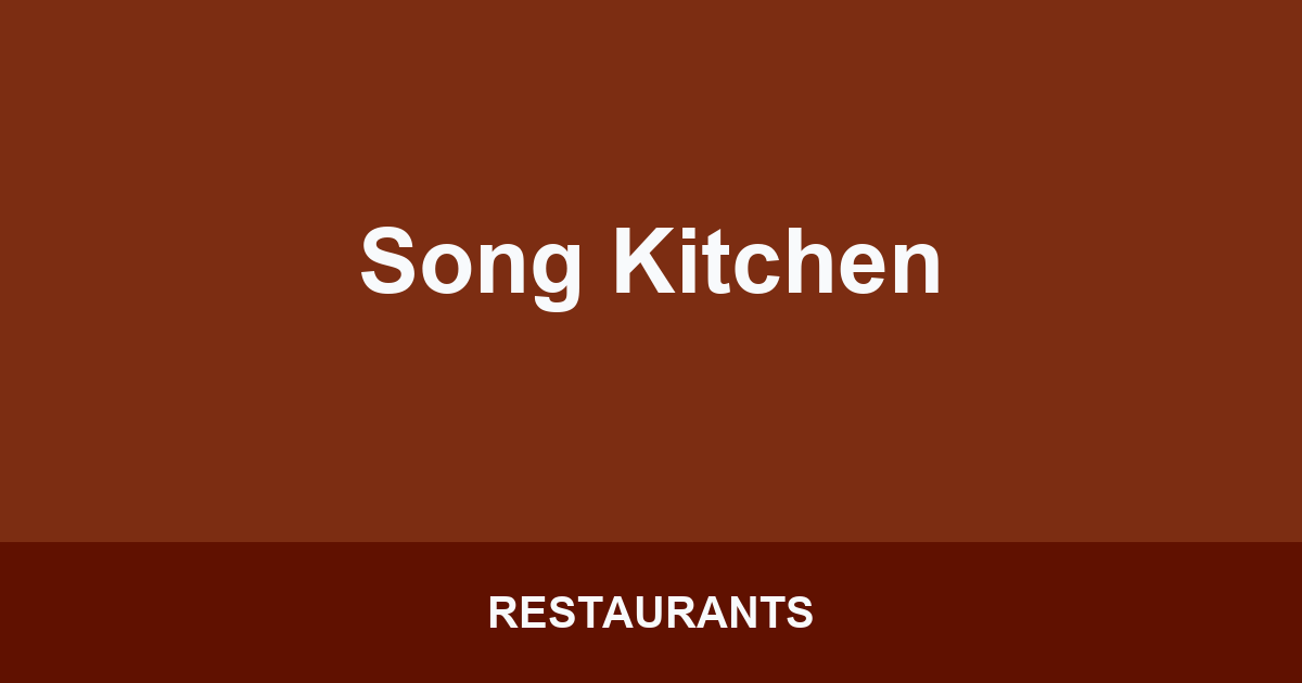 Song Kitchen