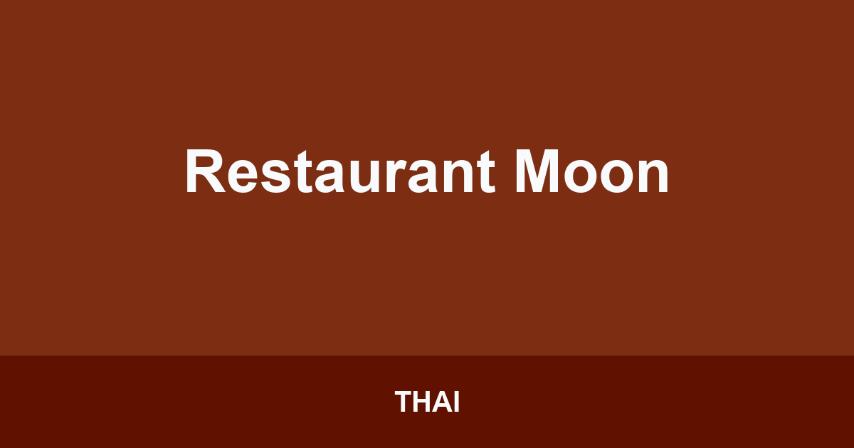 Restaurant Moon