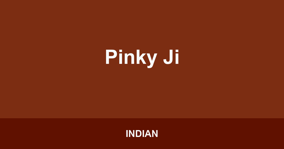 Pinky Ji