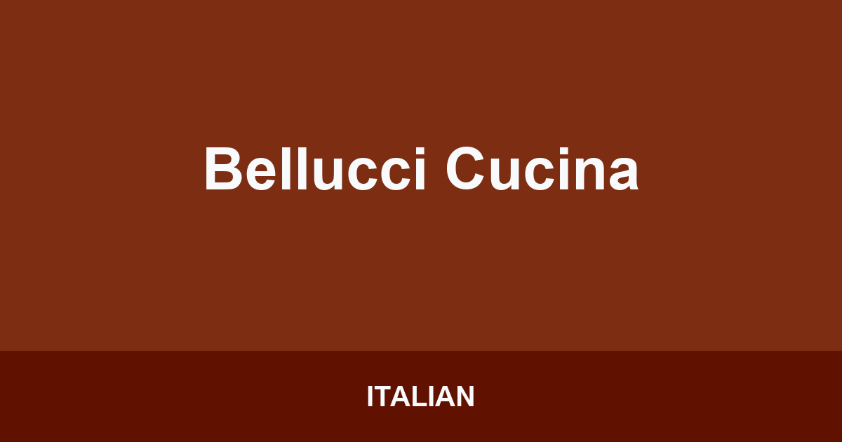 Bellucci Cucina