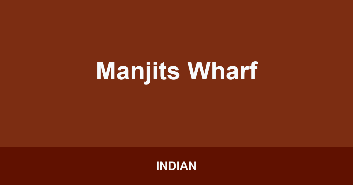 Manjits Wharf
