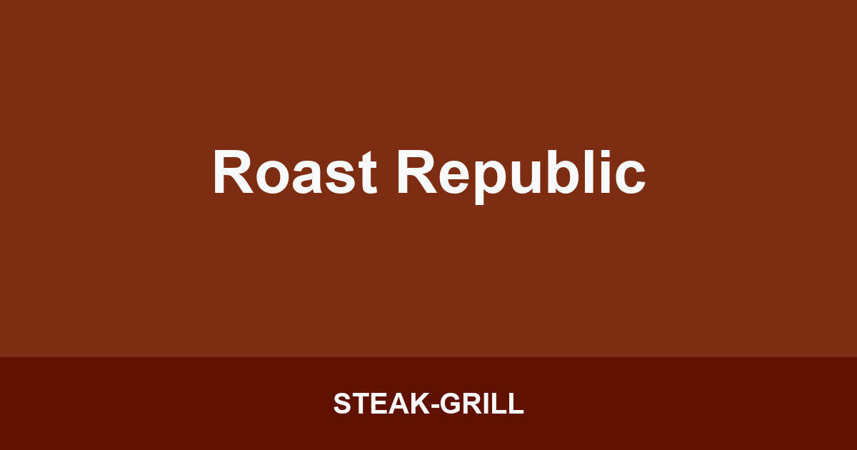 Roast Republic