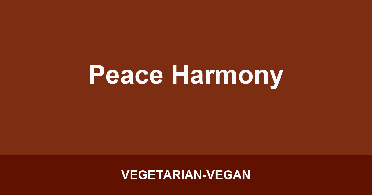 Peace Harmony