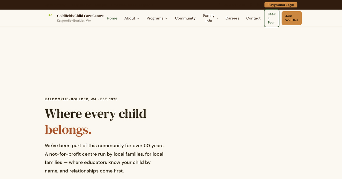 Goldfields Child Care Centre