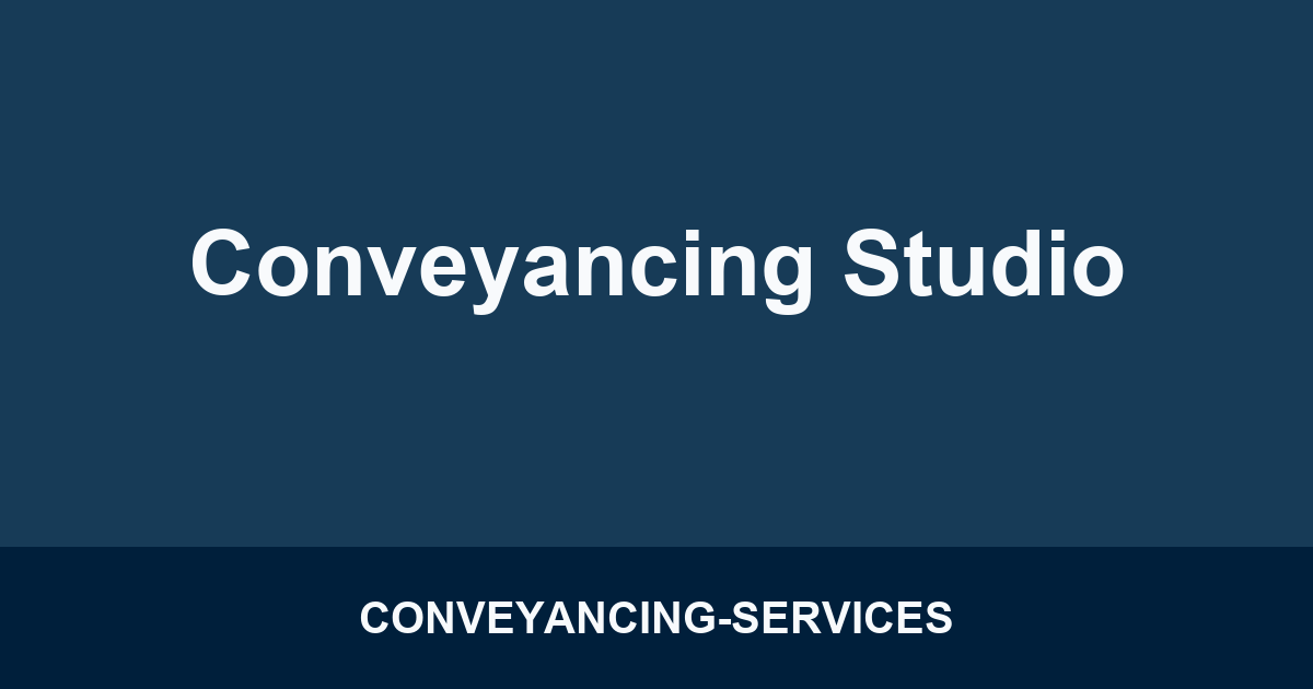 Conveyancing Studio