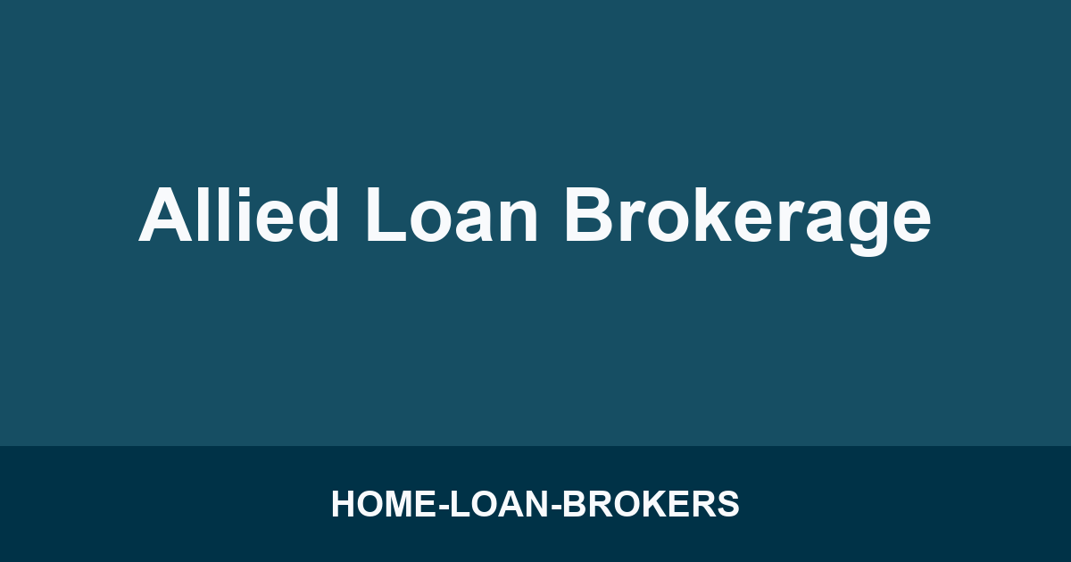Allied Loan Brokerage