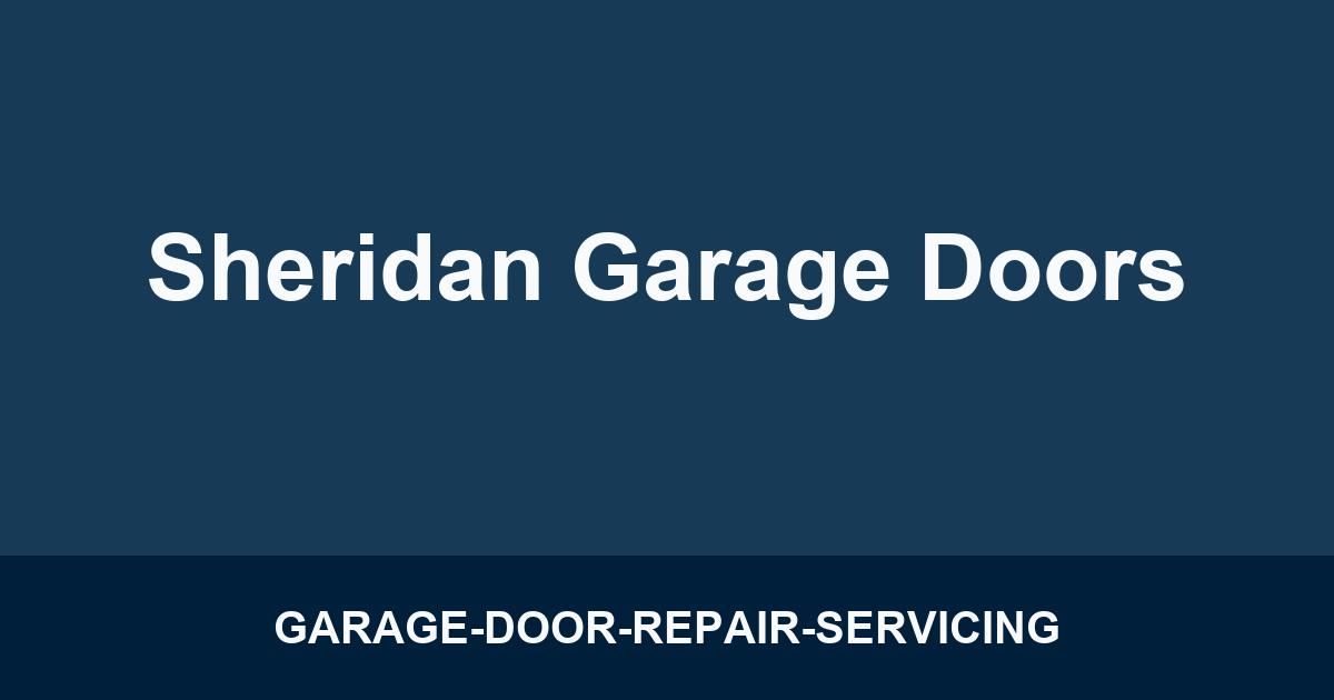 Sheridan Garage Doors