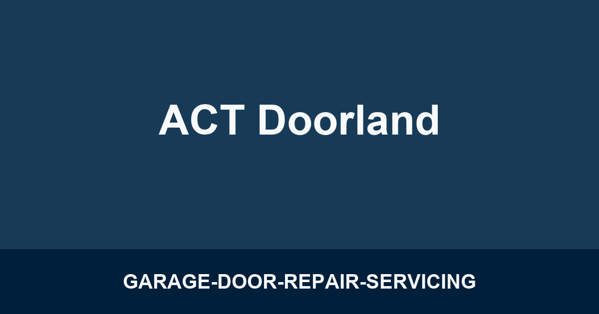 ACT Doorland
