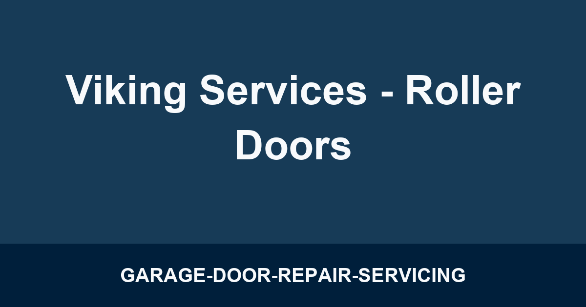 Viking Services - Roller Doors