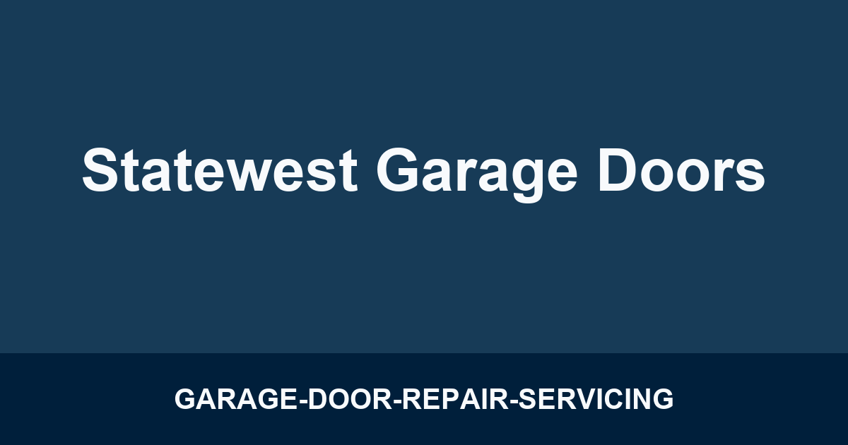 Statewest Garage Doors