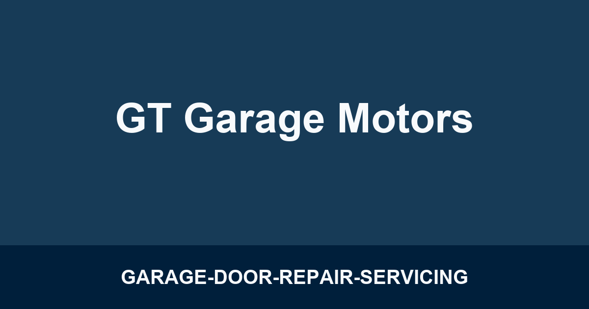 GT Garage Motors