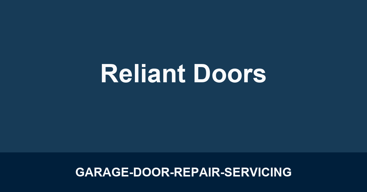 Reliant Doors