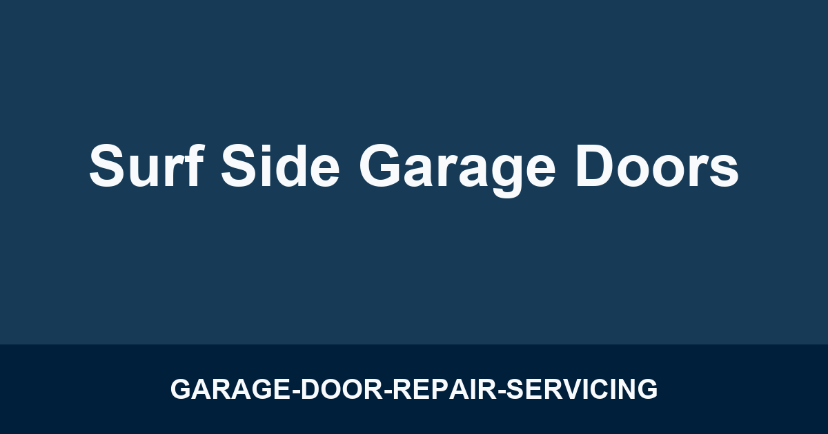 Surf Side Garage Doors