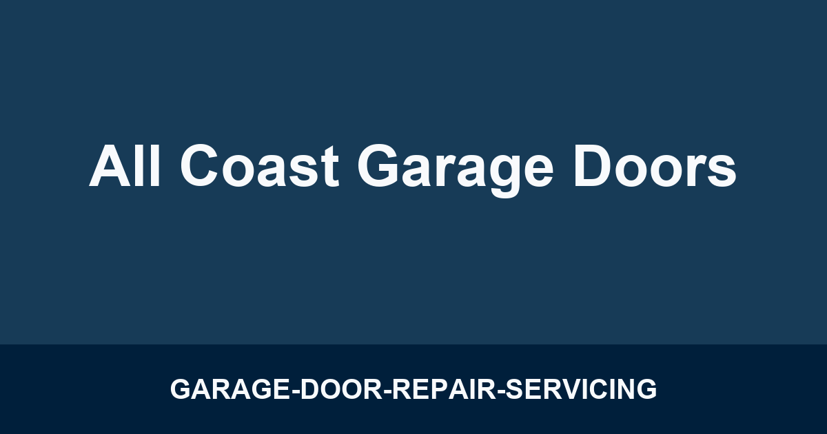 All Coast Garage Doors
