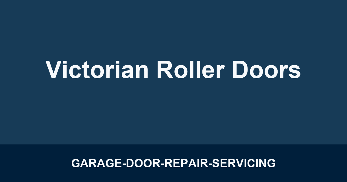 Victorian Roller Doors