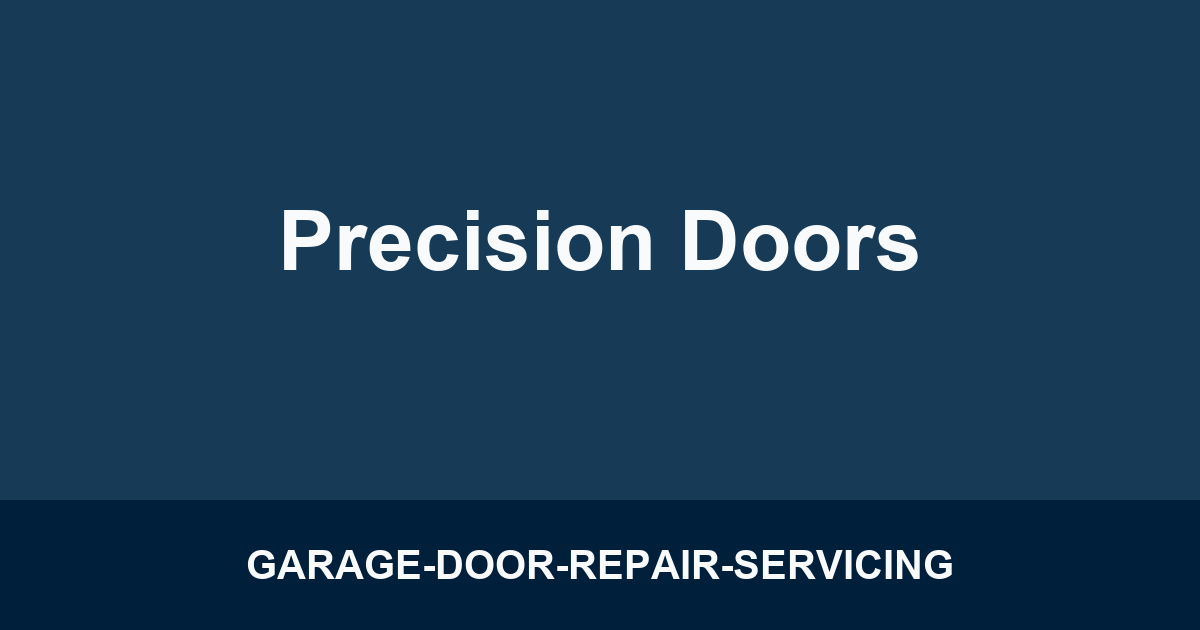 Precision Doors