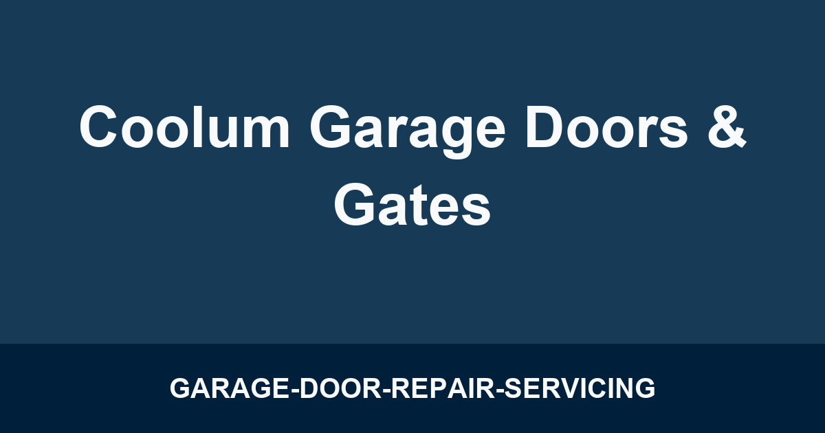 Coolum Garage Doors & Gates