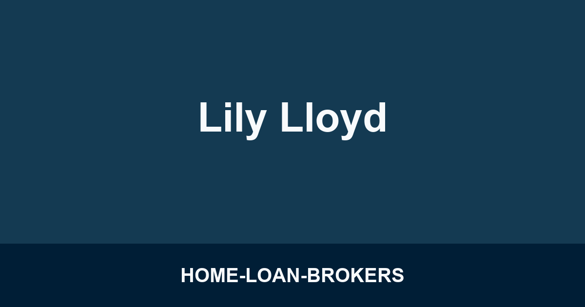 Lily Lloyd
