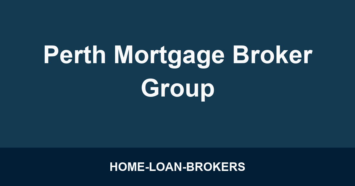 Perth Mortgage Broker Group