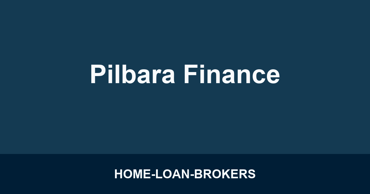 Pilbara Finance