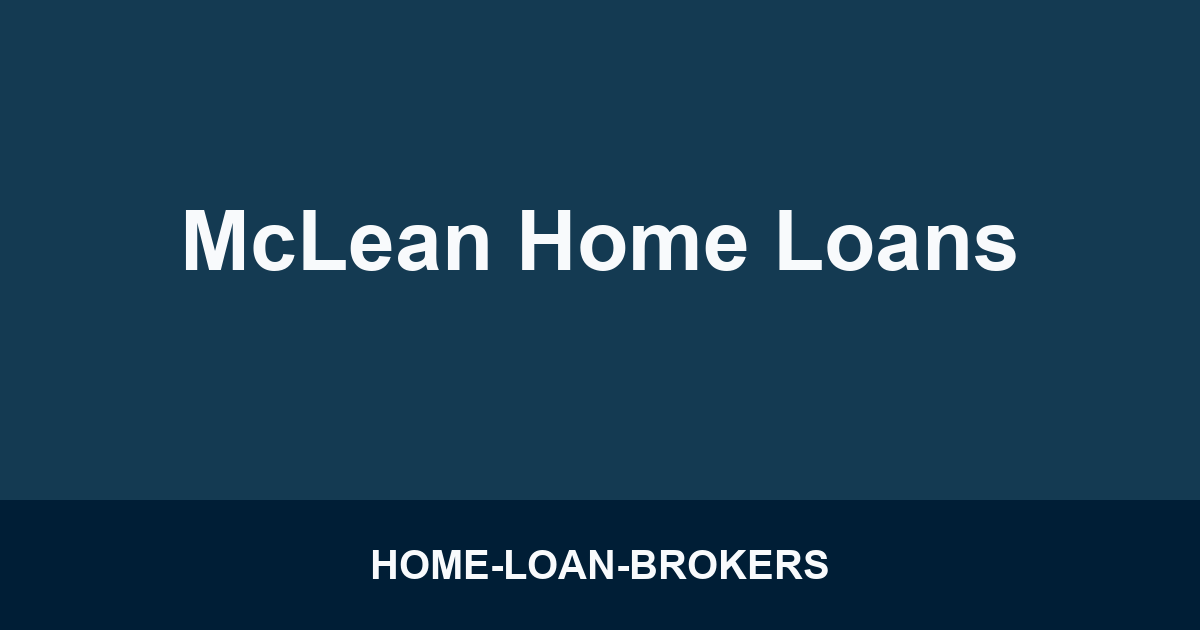 McLean Home Loans