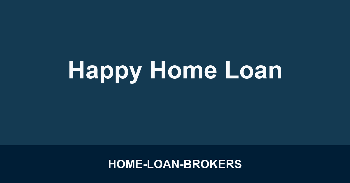 Happy Home Loan