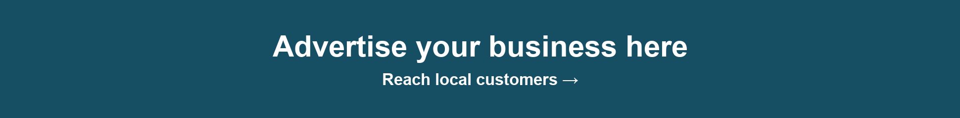 Advertise your business here