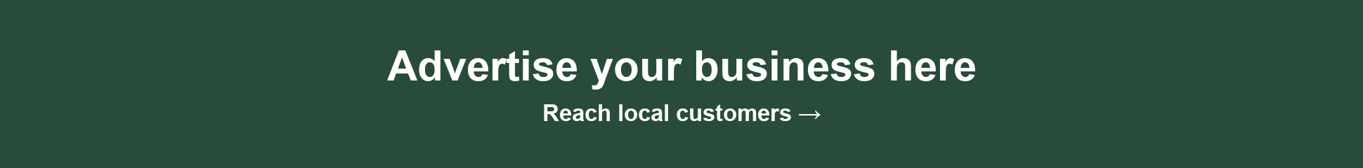 Advertise your business here