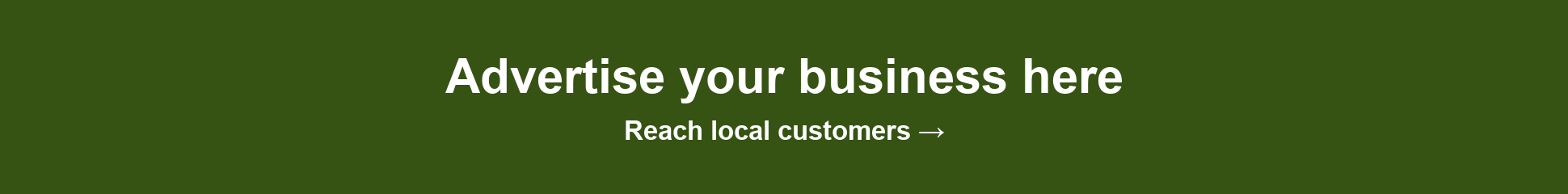 Advertise your business here